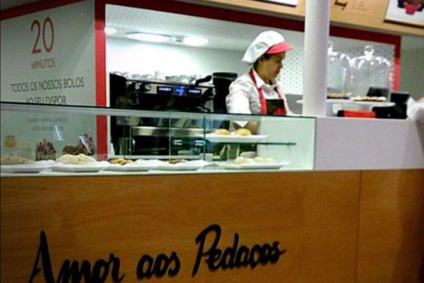 Loja de bolos Amor aos Pedaços Amoreiras - Lisboa